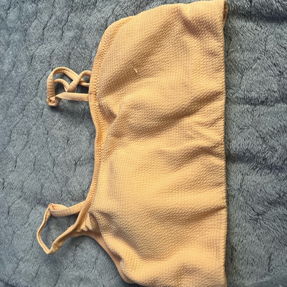 Old Navy Yellow Textured Top